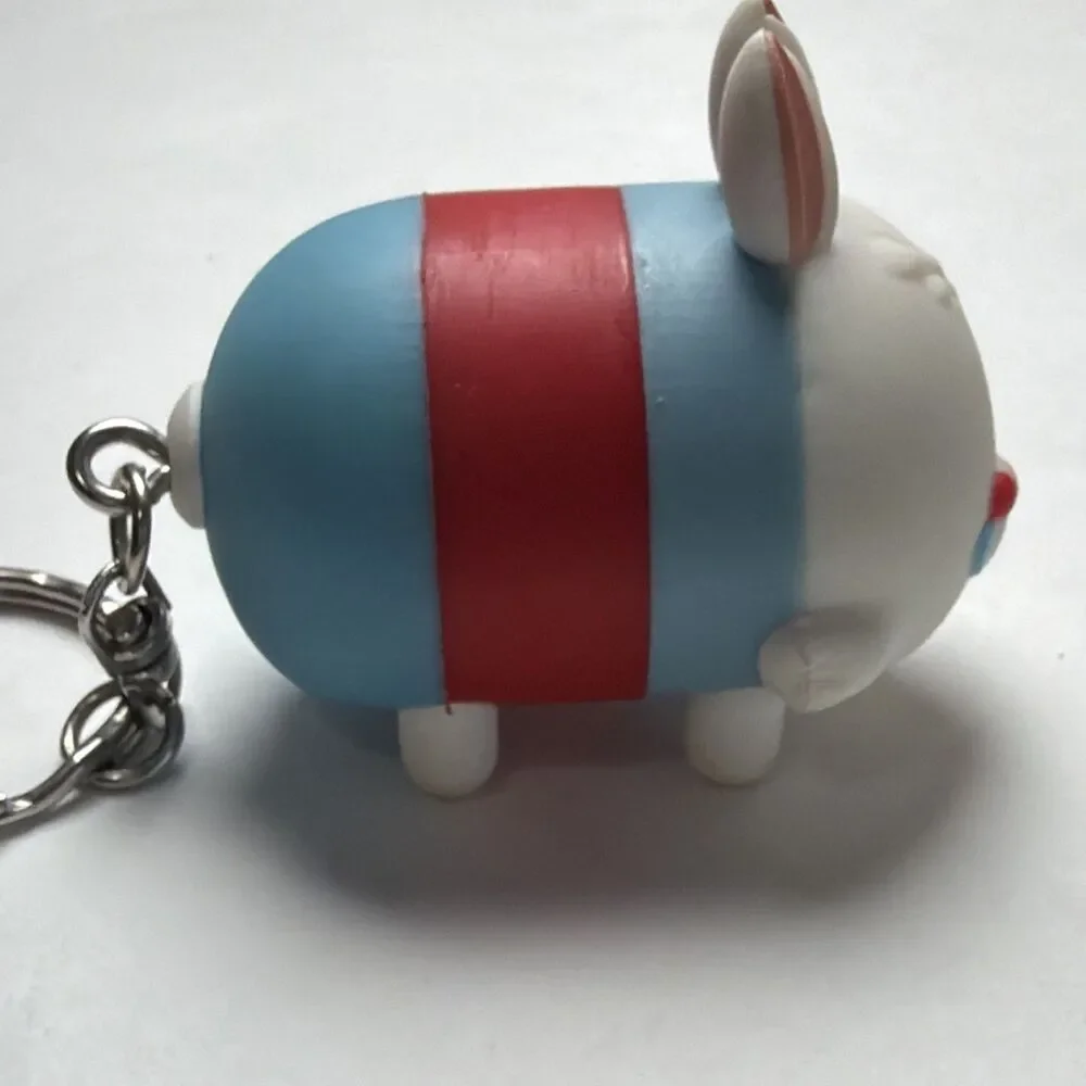 Disney Tsum Tsum Figure Keychain - White Rabbit